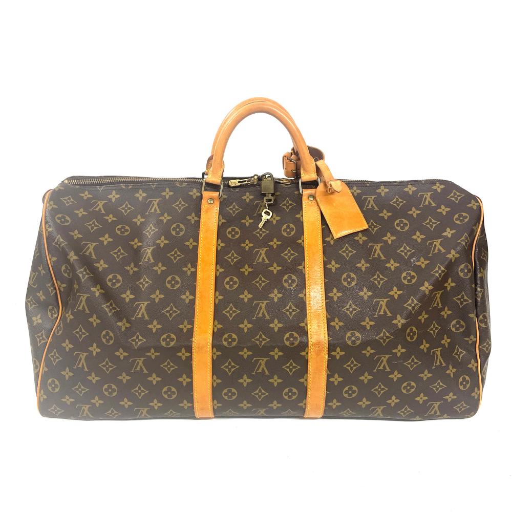 ルイヴィトン LOUIS VUITTON キーポル 60 ボストンバッグ モノグラム キャンバス M41422 ブラウン ゴールド金具 VI871【中古】｜ゴールドプラザ店