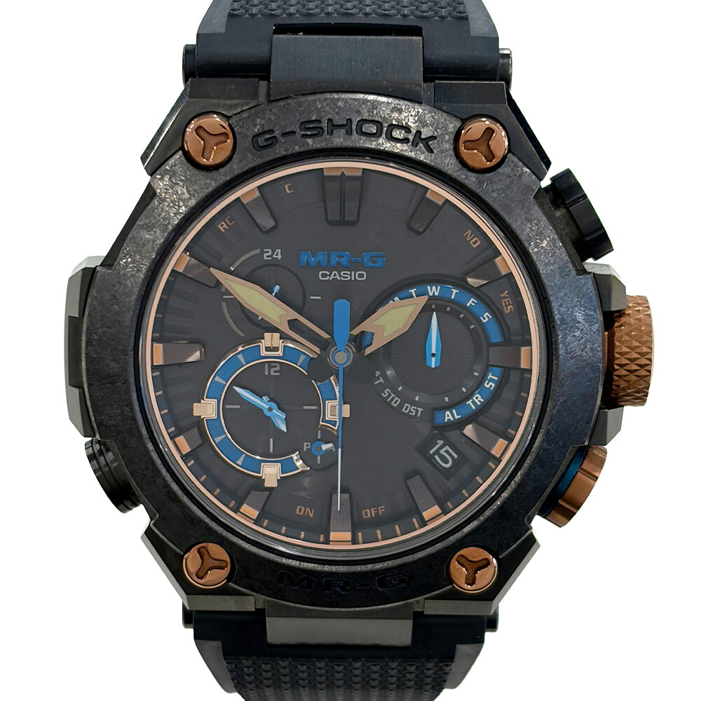 カシオ CASIO G-SHOCK MRG-B2000R-1AJR 腕時計 ソーラー ブラック文字盤 勝色(かちいろ) チタン ソーラー電波 稼働品 勝色 メンズ【中古】｜ゴールドプラザ店