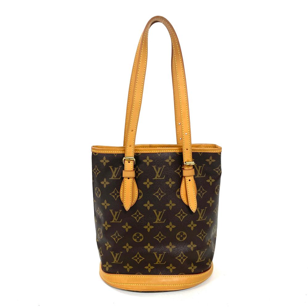 ルイヴィトン LOUIS VUITTON バケットPM トートバッグ モノグラム キャンバス M42238 ブラウン【中古】｜ゴールドプラザ店