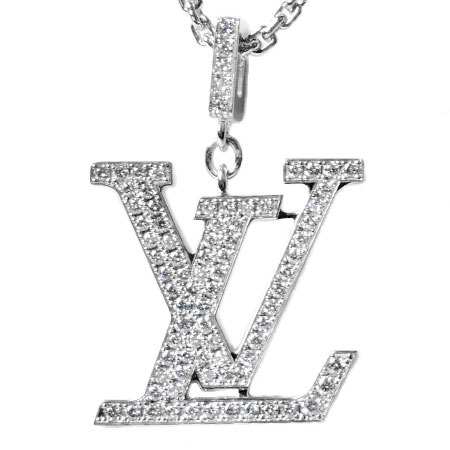 Louis Vuitton 2020 SS Lv Idylle Blossom Pendant White Gold And Diamonds  (Q93670)