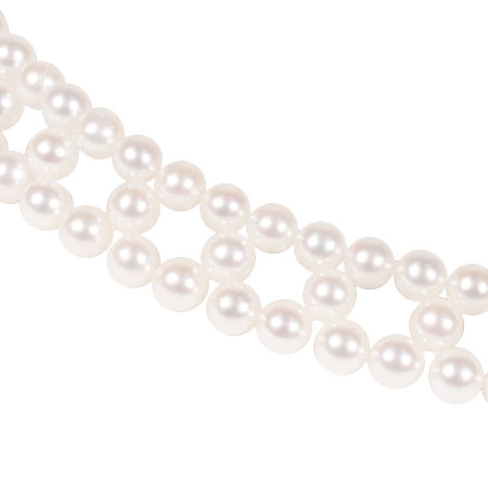 ミキモト MIKIMOTO ベビーパール チョーカー ネックレス 36cm リボン