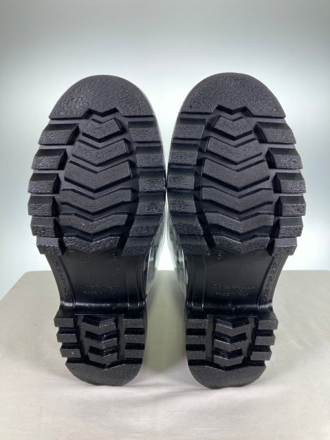 SalvatoreFerragamoサルヴァトーレフェラガモレインブーツfarabelグレー系size623.0cm【中古】rm