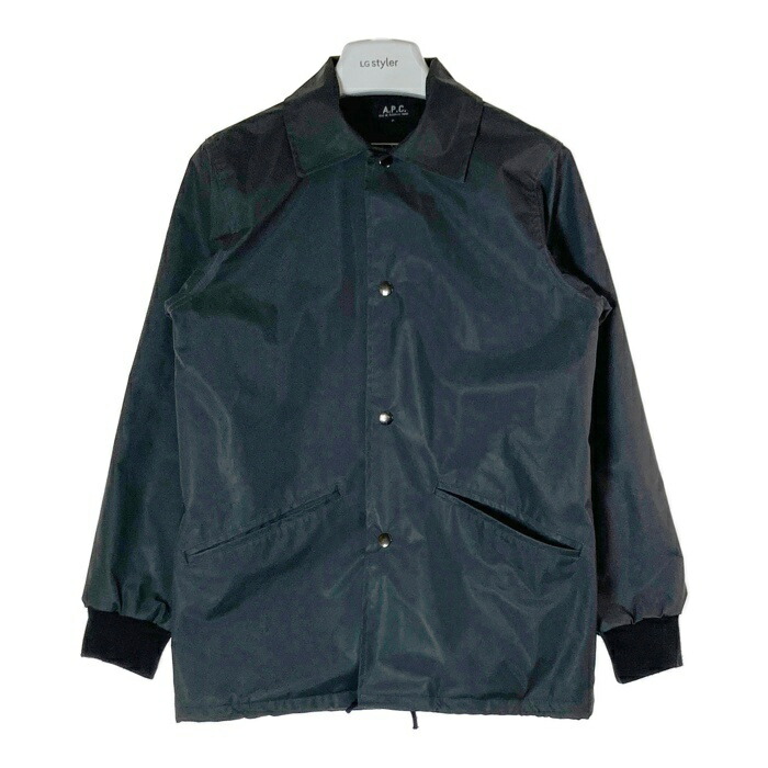 楽天市場】A.P.C. アーペーセー ブラック ナイロン コーチジャケット