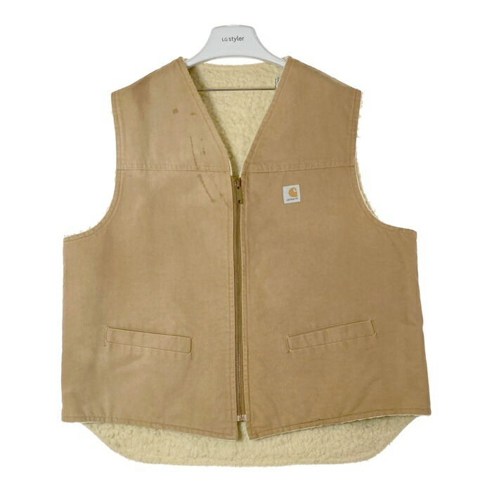 Carhartt 古着　デニムボアベスト Carhartt / カーハート】70's ボアベスト | 古着屋KAKAVAKA