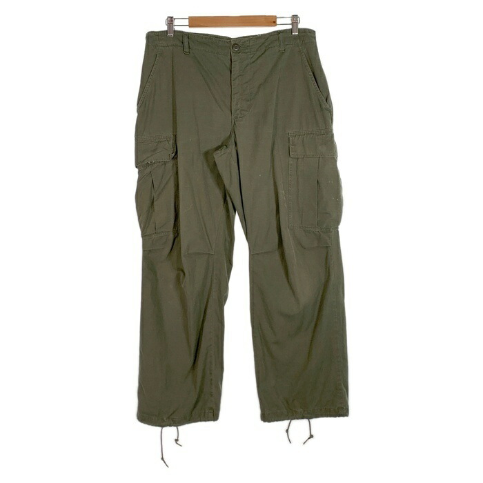 美品 60s US ARMY ジャングルファティーグ パンツ 5th S-R 60年代 60s アメリカ軍 米軍 ミリタリー カーキ リップストップ