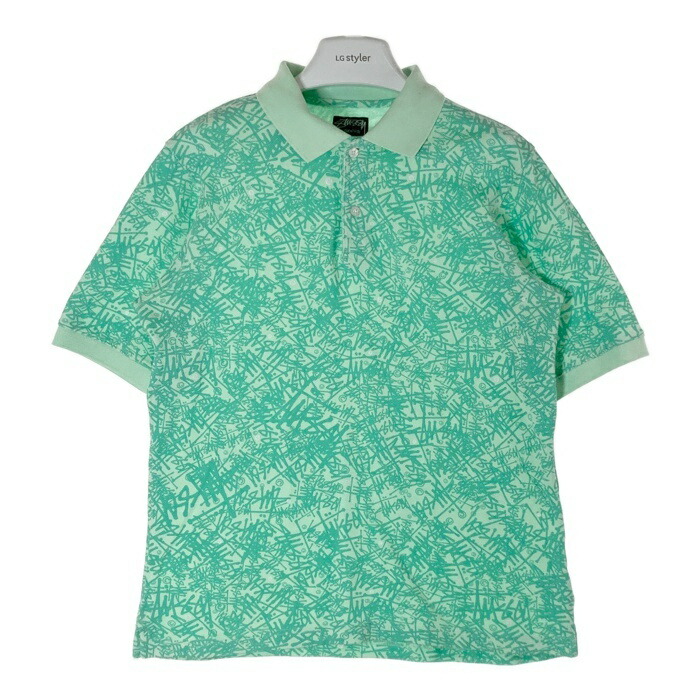 STUSSY (ステューシー) ポップシャウト バブル 総柄 ポロシャツ Amazon | (ステューシー) STUSSY POP SHOUT POLO (SS:POLO