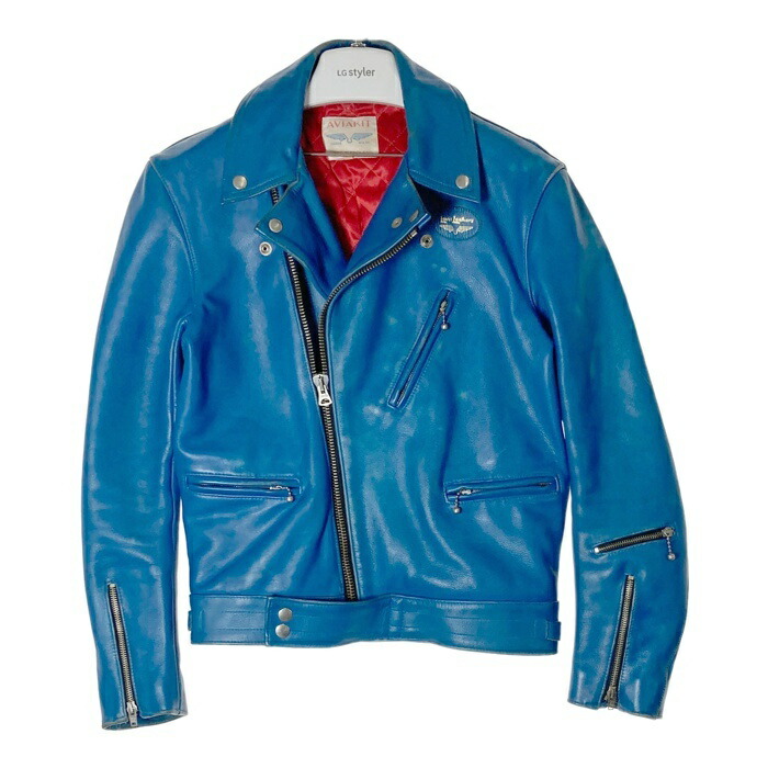 Lewis Leathers x ヒステリックグラマー ルイスレザー　ブルー NEWS｜HYSTERIC GLAMOUR