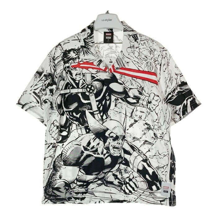 【国内正規品】ハフ HUF 総柄 ブラック ブルー 半袖シャツ #731 楽天市場】ハフ シャツ HUF リゾートシャツ 半袖 MANHATTAN TOP