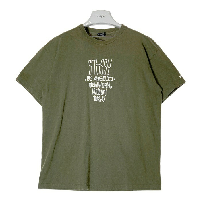 STUSSY◆00s/WORLD TRIBE/ショート丈/７分袖カットソー/M/コットン/WHT/プリント 楽天市場】STUSSY ステューシー 半袖 Tシャツ T Shirt WORLD