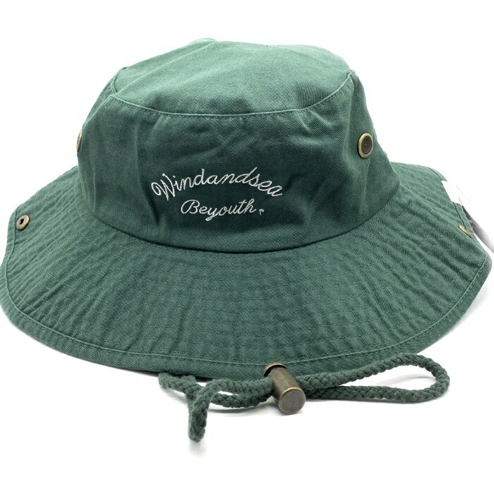 WIND AND SEA × BRIEFING バケットハット グリーン WIND AND SEA × BRIEFING バケットハット グリーン