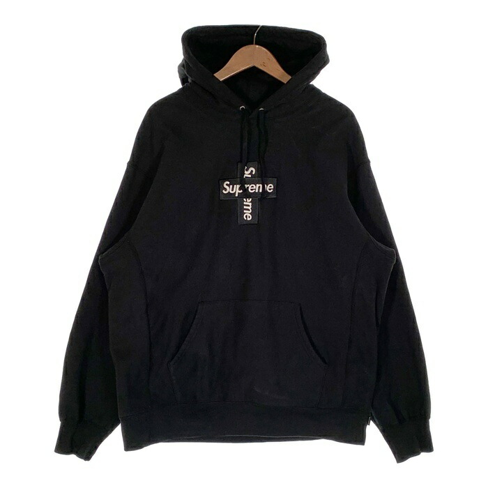 Supreme★シュプリーム★フレイロゴ スウェットパーカー 楽天市場】20AW SUPREME Cross Box Logo Hooded Sweatshirt 紫 S