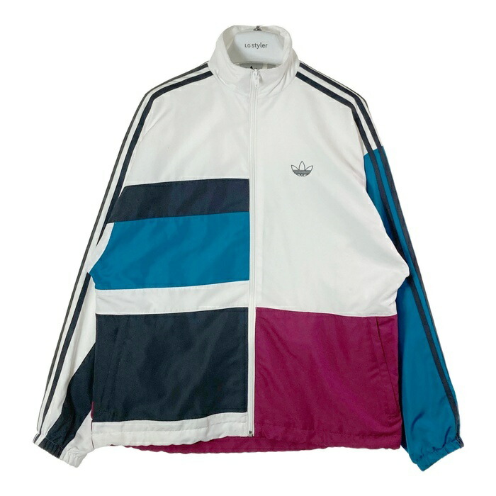 adidas x JEREMY SCOTTフレイムパターントラックジャケット M 8080000328382_3.jpg