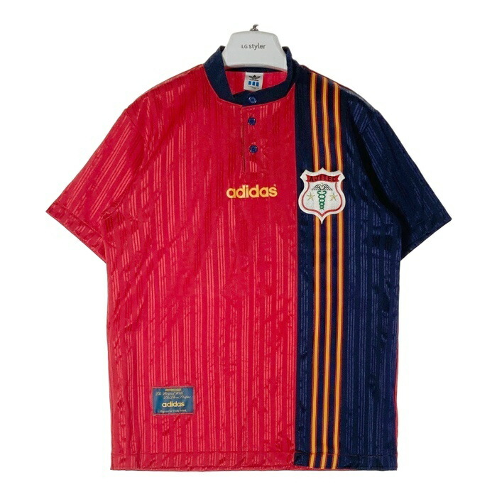 00s ビンテージ スペイン代表 adidas イエロ ユニフォーム 万国旗タグ 00s ビンテージ スペイン代表 adidas イエロ ユニフォーム 万