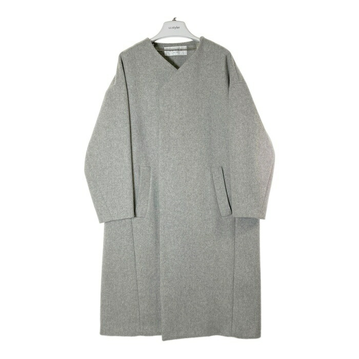 アドーア☆ルチアーナリバーコート38グレー セール】 ルチアーナリバーベルト付きコート （アウター