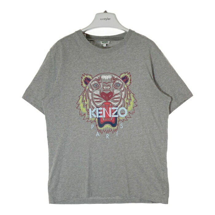 KENZO ケンゾー  半袖カットソー Tシャツ 良好 サイズ:S  グレー  レディース  トップス 楽天市場】kenzo Tシャツ（カラーグレー）（レディース