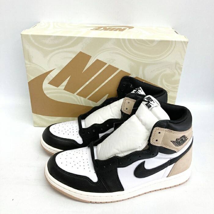 Nike Air Jordan 1 ラテホワイト/ブラック/ベージュ 楽天市場】NIKE WMNS AIR JORDAN 1 RETRO HI OG LATTE black