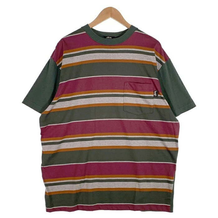 【超美品】80s old stussy 棒タグ ポロシャツ ドット柄 短丈 超美品】80s old stussy 棒タグ ポロシャツ ドット柄 短丈