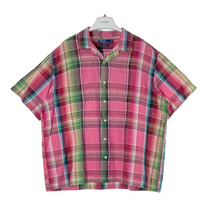 楽天市場】90s Polo Ralph Lauren Check Open Collar S/S Shirt