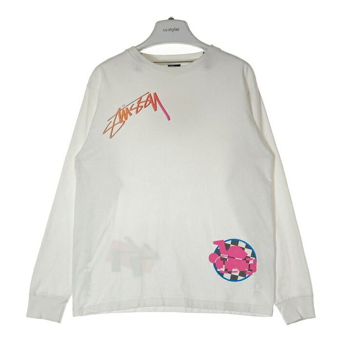 【限定値下】stussy30周年記念APEコラボ、メンズ長袖Tシャツ、XL、黒 A BATHING APE×STUSSY 30周年記念 '30th LTD L/S TEE'長袖 T
