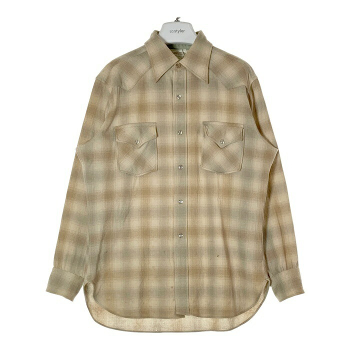 楽天市場】70年代 USA製 PENDLETON ペンドルトン オンブレチェッ