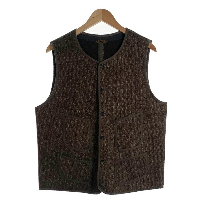 50's BROWN'S BEACH vest ブラウンズビーチ　ベスト　40 Vintage】1940s~50s《Brown's BEACH JACKET》のベスト | 昭和