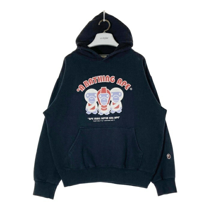A BATHING APE スウェット トレーナー デカロゴ ネイビー 楽天市場】A BATHING APE（ブランドア ベイシング エイプ