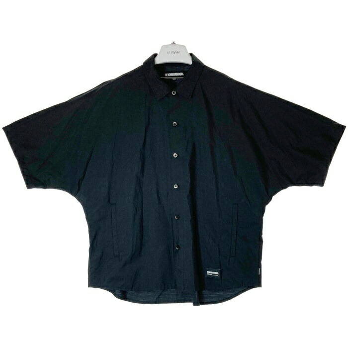 美品 NEIGHBORHOOD マスタード コットンLSシャツ シャツ DISTORTION PRINT SHIRT LS