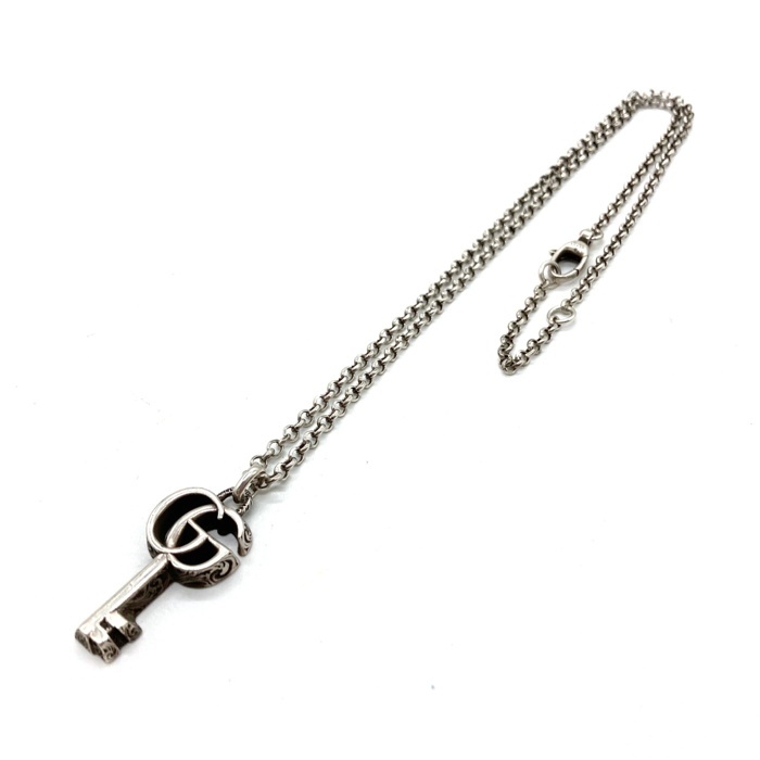 楽天市場】【未使用品】グッチ【GUCCI】ダブルG キー ネックレス