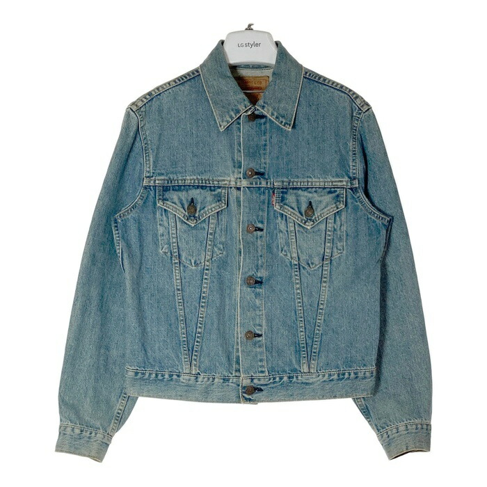 90's Levi's リーバイス デニムジャケット Gジャン ビッグE M】【90年代】LEVI'S リーバイス 71557 3rdタイプ デニム