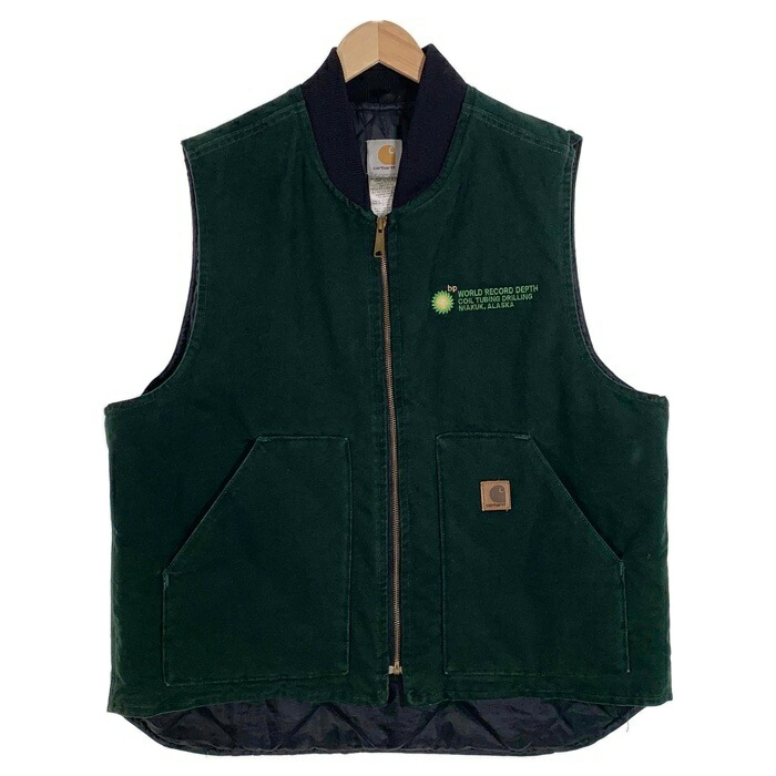 カーハート ベスト 00年代 USA製 XL グリーン(SPC) 楽天市場】Carhartt カーハート ダックベスト モスグリーン