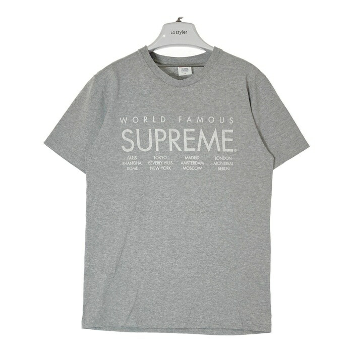 SUPREME シュプリーム 01SS World Famous Tee Size【M】 SUPREME シュプリーム ×STUSSY 01SS World Famous Tee