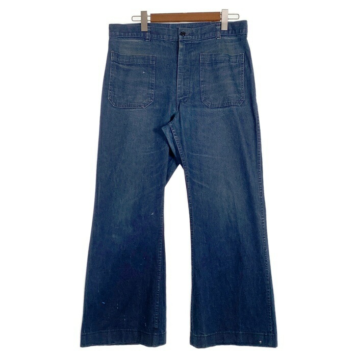 【未使用】ヴィンテージ ミリタリー 90s アメリカ軍 セーラー デニム パンツ 4bff41506161f019ad799e00485e7b