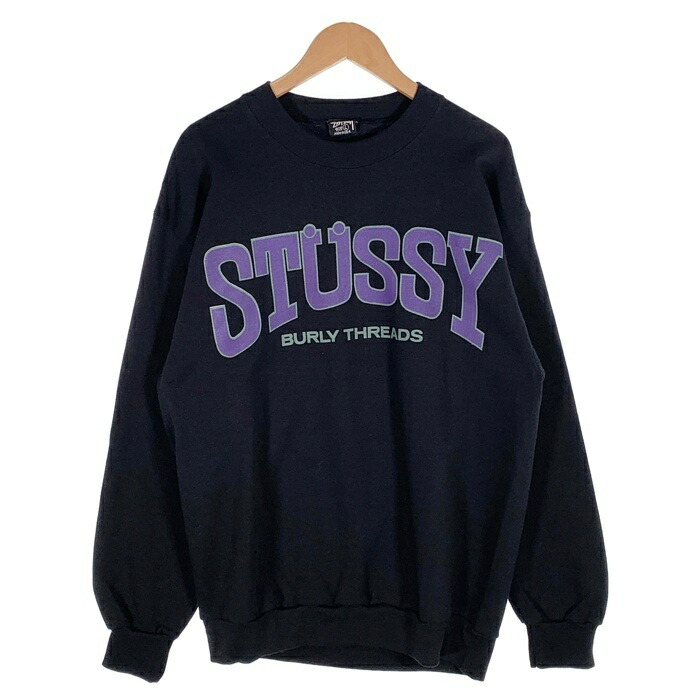 ステューシー USAプリント 長袖 トレーナー スウェット 裏起毛 中古・古着通販】stussy (ステューシー) 裏起毛プリント