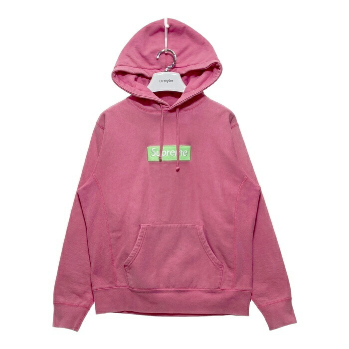 supremeパーカー　ボックスロゴ　ピンク色 Supreme シュプリーム 21FW Box Logo Hooded Sweatshirt