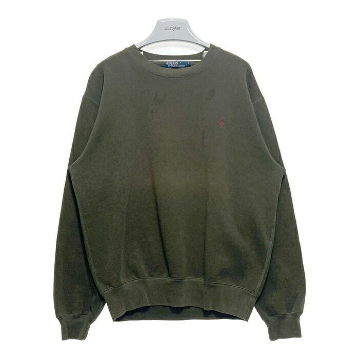 【Ralph Lauren】現行 ヴィンテージ加工 ラグランスウェット M Ralph Lauren】現行 ヴィンテージ加工 ラグランスウェット M