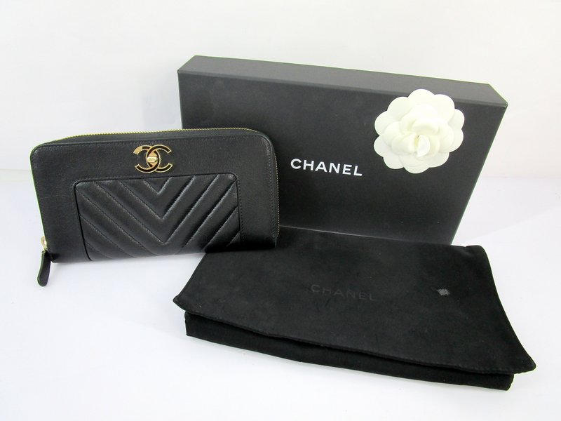 楽天市場】☆ CHANEL シャネル マドモアゼル シェブロン ラウンド