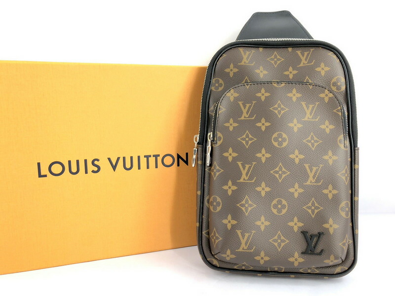 M46327 ルイヴィトン アヴェニュー スリングバッグ モノグラム マカサー ルイ・ヴィトン モノグラム マカサー アヴェニュースリング