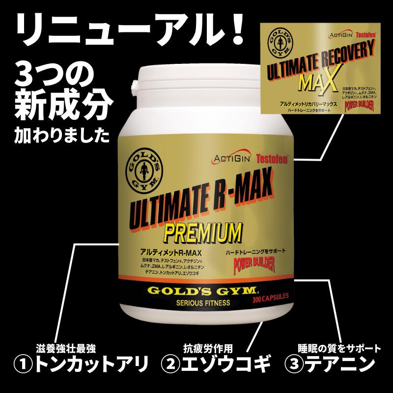 GOLD'S GYM ゴールドジム F2340 アルティメット R-MAX 300粒