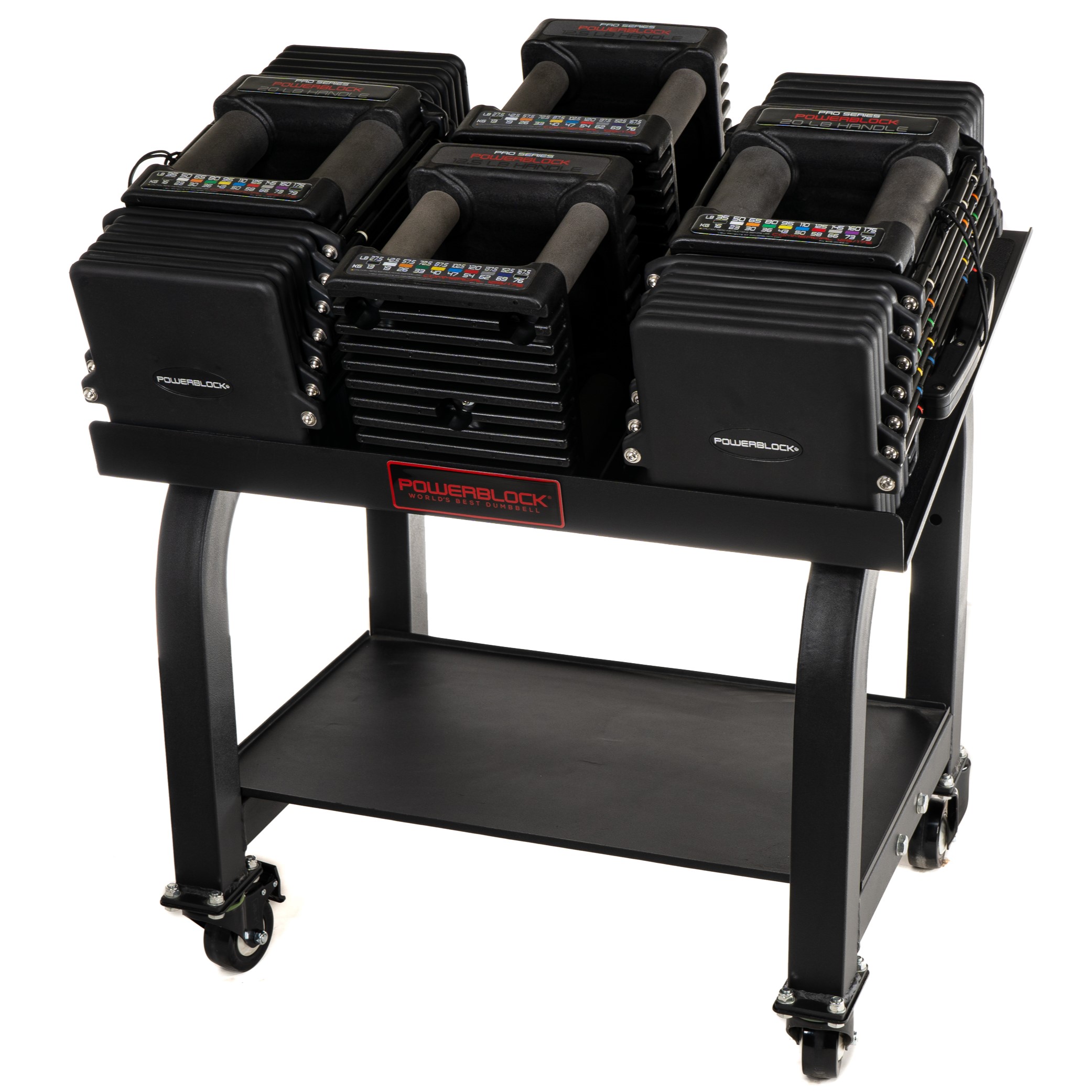 パワーブロック　スタンド付き　片側 7-41kg＋2kg　引取限定 POWERBLOCK (パワーブロック) パワーマックススタンド2.0