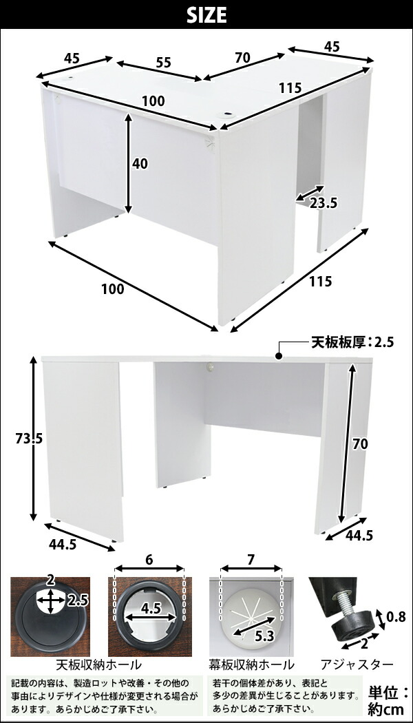 Goldspace Desk L Form Side Connection Office Executive Office Desk