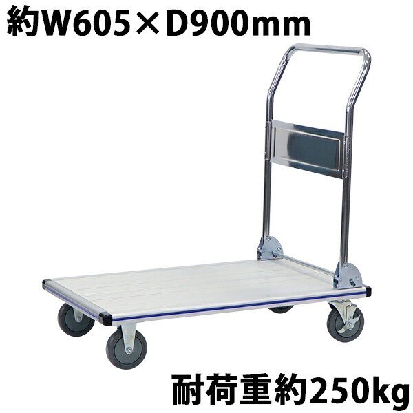 楽天市場】送料無料 新品 オールステンレス台車 耐荷重約500kg 積載面約610×915mm 平台車 大型台車 重量台車 台車 手押し台車 運搬台車  業務用 ステンレス フルステンレス SUS 約61×91.5cm 食品 冷蔵倉庫 クリーンルーム daisha436sus : GOLDSPACE