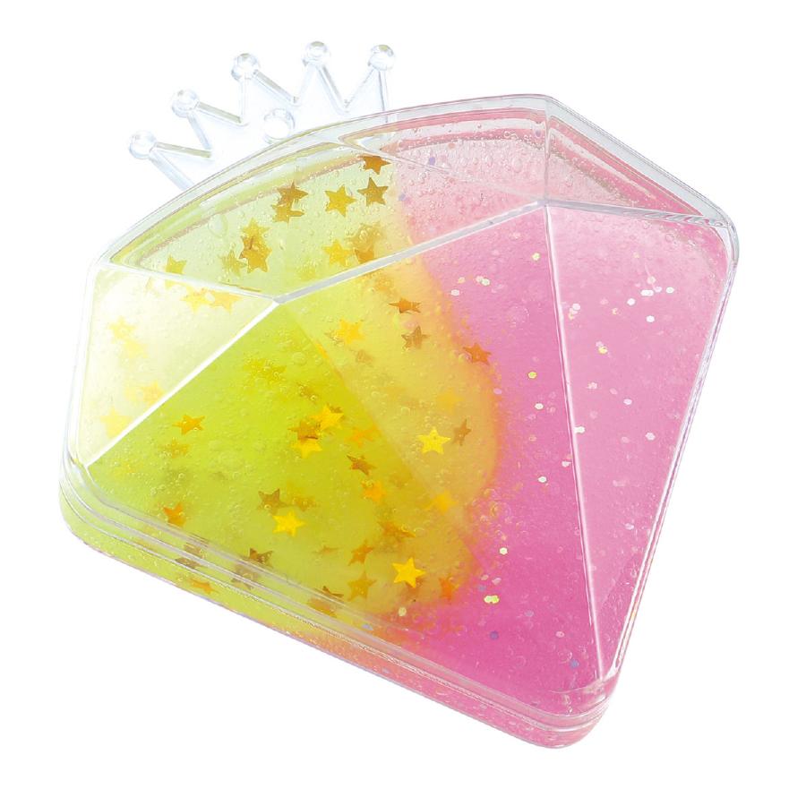 アーテック 宝石ケース入り！キラキラスライムをつくろう　5個セット販売　キラキラスライムをつくって宝石形のケースに入れて飾ろう宝石型ケース付2種類のキラキラ素材付
