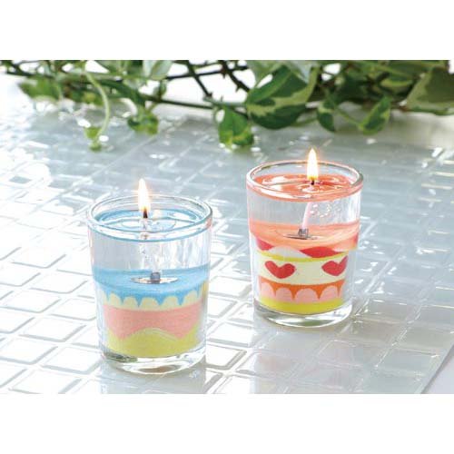 楽天市場】手づくりゼリーキャンドル 1個入 / ろうそく キャンドル