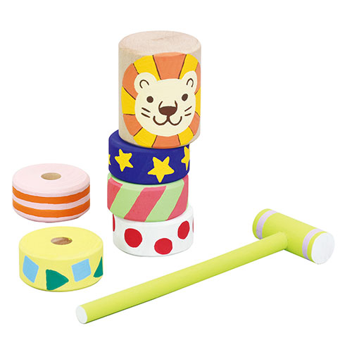 お絵かき　ARTEC だるまおとしB 　ペン・絵具などでで着色できる　絵付け・お絵かき｜ゴールドスター