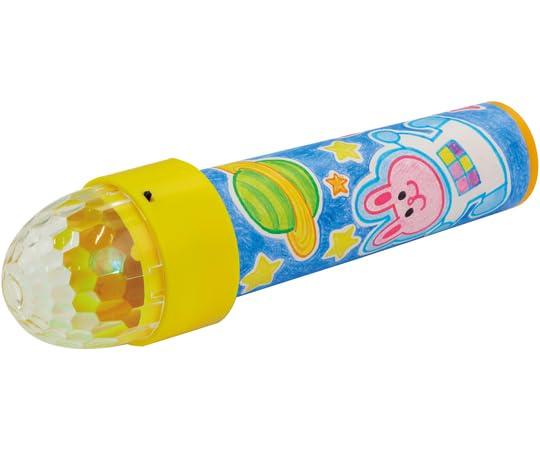キラキラフラッシュ万華鏡　キラキラ光る万華鏡おえかき出来る光る万華鏡きっと　好きな絵を描いて　オリジナル万華鏡キット　夏休み　工作キット　手作りイベント　販促品・景品・ワークショップ