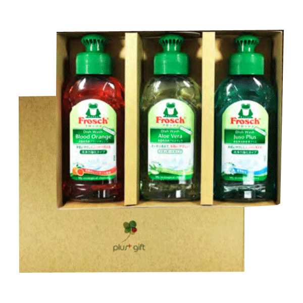 フロッシュ 食器用洗剤　プラスギフトフロッシュFFF　100ｍｌ×3本　アロエ&重曹&オレンジ
