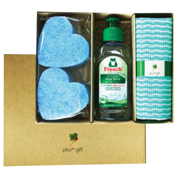フロッシュ 食器用中性洗剤 プラスギフトフロッシュFHC 100ml×1本（アロエ）\u0026ハート形型海綿質2個\u0026カウンタ差し交わす1枚 日用消耗品-キッチン用洗剤-洗剤・柔軟剤・クリーナー