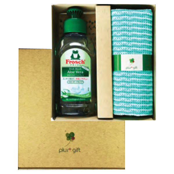 フロッシュ 食器用中性洗剤 プラスギフトフロッシュFC 100ml×1本（アロエ）\u0026カウンタ差し交わす1枚