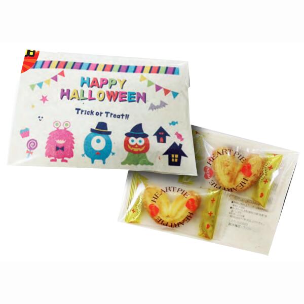 ハロウィンお菓子　ハロウィンハートパイ2個入り　日本製　ハロウィンイベント　販促品・景品・粗品・ノベルティ｜ゴールドスター