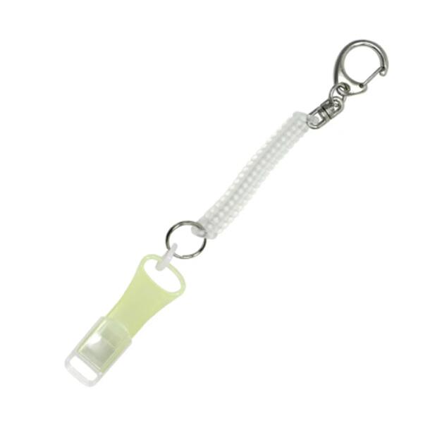 ホイッスルストラップ蓄光手合い 100個書き割り売りわたす カラビナ付き添い人 まっ暗がりで光る蓄光！いざという時に ゼムクリップ カラビナ付き添い人 まさかの時呼び笛 螢光緑であること旗がしら付き添い人